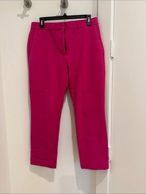Ann Taylor Hot Pink Pants with Cuffs